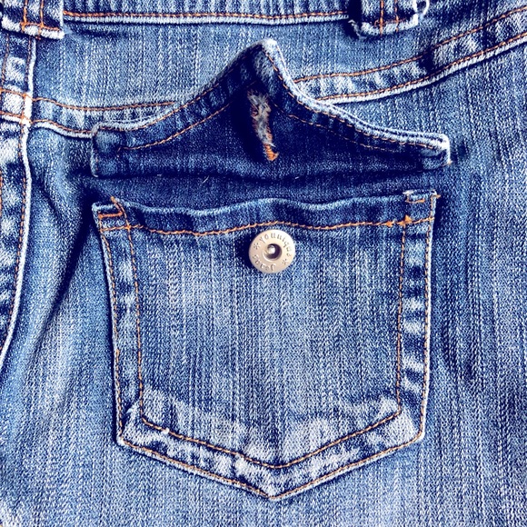 YOUNIQUE Distressed Skirt Denim Size 5 Blue Junior - Picture 4 of 13